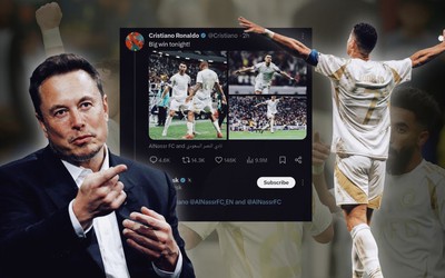 Ronaldo thể hiện sự tinh tế khi nhận được lời chúc từ tỷ phú Elon Musk