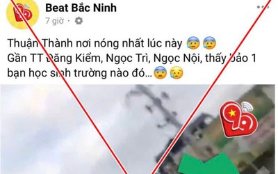 Đăng tin sai sự thật, quản trị viên trang facebook "Beat Bắc Ninh" bị xử phạt