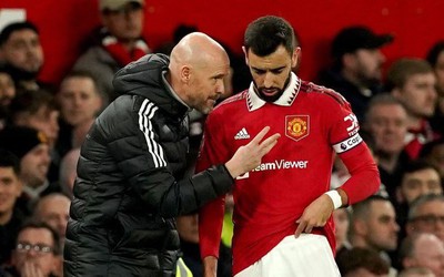 Bruno Fernandes lên tiếng sau sự việc HLV Ten Hag bị sa thải