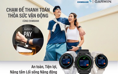 Eximbank ra mắt dịch vụ thanh toán Garmin Pay qua thẻ Eximbank Mastercard: Bước đột phá cho lối sống năng động