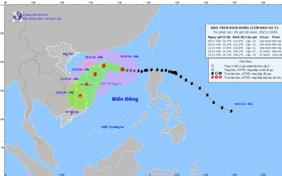 Bão số 7 đang mạnh cấp 14, nguy cơ bão dồn dập quanh Biển Đông