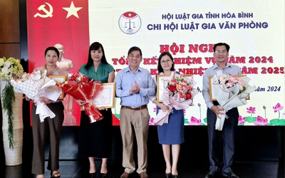 Hòa Bình: Chi Hội Luật gia Văn phòng tổng kết nhiệm vụ năm 2024, triển khai nhiệm vụ năm 2025