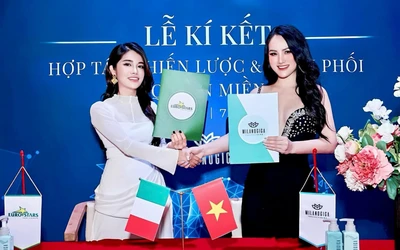 Á hậu Phước Phạm - Founder Green Global ký kết phát triển Milanogica miền Nam