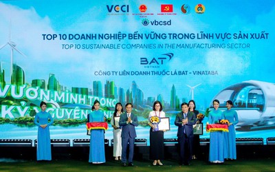 BAT Việt Nam lần đầu tiên thuộc Top 10 doanh nghiệp bền vững nhất Việt Nam