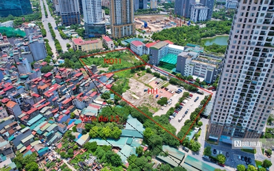 Hà Nội: Hiện trạng khu đất xây tháp đôi hơn 5.000 tỷ đồng