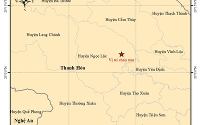 Xảy ra động đất ở Thanh Hóa, người dân cảm nhận rõ rung lắc