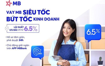 MB trợ lực khách hàng, tăng tốc kinh doanh với gói vay chỉ từ 6,5%/năm