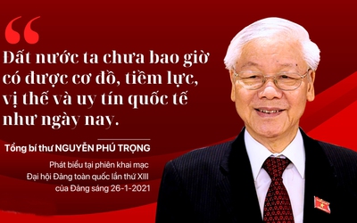 "Đất nước ta chưa bao giờ có được cơ đồ, tiềm lực, vị thế và uy tín quốc tế như ngày nay"