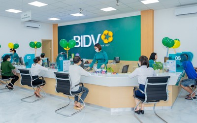 Lãi từ mua bán chứng khoán đầu tư của BIDV tăng đột biến