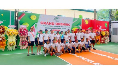 Khánh Hòa: Đông đảo vận động viên đến tranh tài tại giải đấu Pickleball ở Nha Trang