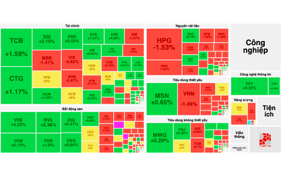 Nỗ lực hồi phục bất thành, VN-Index quay đầu giảm điểm