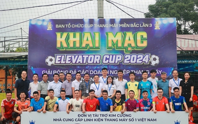 Khởi tranh giải bóng đá Elevator Cup 2024