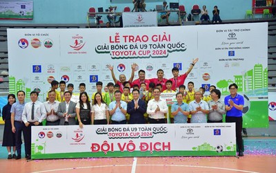 Kết quả giải bóng đá U9 toàn quốc Toyota Cup 2024