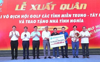 Nghĩa cử vì người nghèo của những golfer xứ Huế