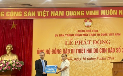 Bảo Việt ủng hộ 5 tỷ đồng gửi đến đồng bào bị thiệt hại do bão số 3 gây ra