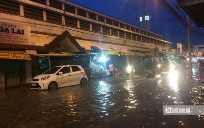 Hạ lưu sông Sài Gòn sắp đạt đỉnh triều cường, Bình Dương cảnh báo nguy cơ ngập nhiều nơi