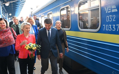 Bà Von der Leyen thăm Kiev lần thứ 8 kể từ khi xung đột Nga-Ukraine bùng phát