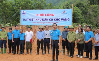 Petrovietnam khởi công tái thiết toàn bộ khu dân cư thôn Kho Vàng