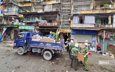 Hải Phòng: Hoàn thành di chuyển tài sản khỏi 2 tòa chung cư bị nghiêng