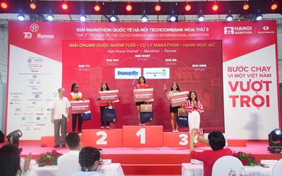 Giải Marathon Quốc tế Hà Nội Techcombank mùa thứ 3: Hành trình của tinh thần thể thao kiên định, mạnh mẽ