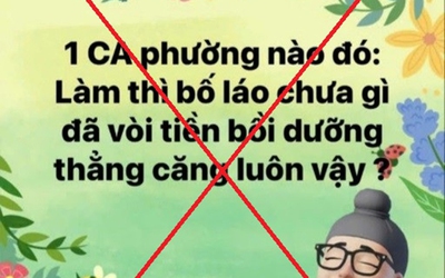 Xử phạt đối tượng đăng thông tin sai sự thật về lực lượng công an