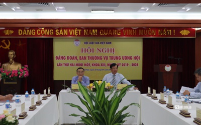 Hội nghị Đảng đoàn, Ban Thường vụ Trung ương Hội Luật gia Việt Nam lần thứ 21