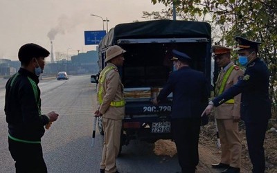 Phú Thọ: Ngăn chặn xe tải chở nội tạng động vật bốc mùi hôi thối
