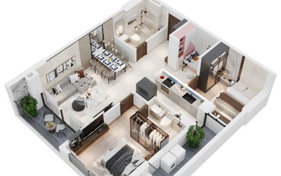 Thiết kế đặc biệt của căn hộ Hanoi Melody Residences khiến khách "xuống tiền" ngay