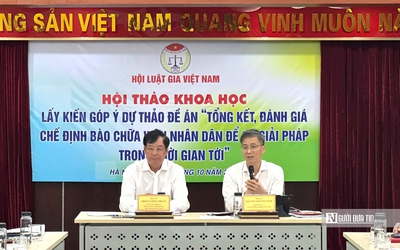 Hội Luật gia Việt Nam tổ chức Hội thảo khoa học về chế định bào chữa viên nhân dân