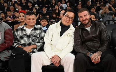 David Beckham xuất hiện bên Thành Long và Jack Ma, gây sốt mạng xã hội