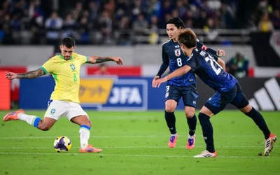Nhật Bản ngược dòng ngoạn mục đánh bại Brazil
