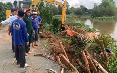 Đỉnh lũ 2025 vượt báo động, hàng nghìn ha lúa ở Tây Ninh đứng trước nguy cơ ngập úng