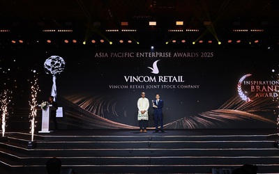 Vincom Retail - Biểu tượng bất động sản bán lẻ Việt chinh phục giải thưởng “Thương hiệu Truyền cảm hứng châu Á 2025”