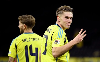 Tiền đạo Arsenal Gyokeres mang hy vọng World Cup cho Thụy Điển