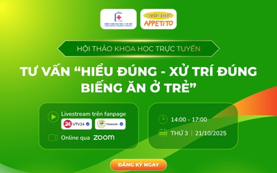 Hội thảo khoa học Đại học y Hà Nội “Hiểu đúng – xử trí đúng biếng ăn ở trẻ”