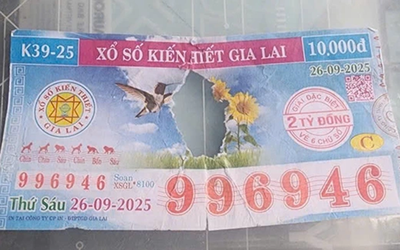 Vụ tờ vé số trúng 2 tỷ đồng bị rách: Công ty xổ số từ chối trả thưởng, mong khách hàng thông cảm