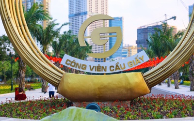 Công viên Cầu Giấy "lột xác"