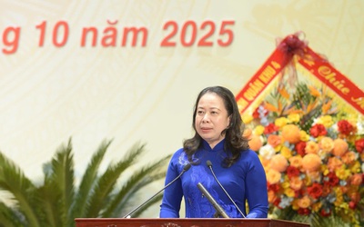 Phó Chủ tịch nước Võ Thị Ánh Xuân dự Đại hội thi đua yêu nước tỉnh Thanh Hóa