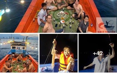 Khi tàu cá thành “du thuyền” bất hợp pháp chở khách ra khơi câu mực đêm
