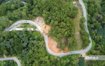 Cận cảnh sạt lở nghiêm trọng tại đèo D’Ran khiến giao thông trên Quốc lộ 20 tê liệt