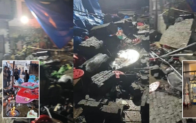 Bức tường bất ngờ đổ sập giữa đám tang, 6 người tử vong