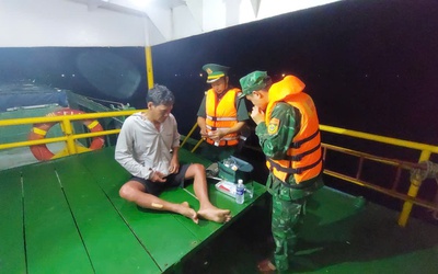 Gia Lai: Tàu cá cùng 11 thuyền viên bị tàu hàng đâm chìm, thuyền trưởng mất tích