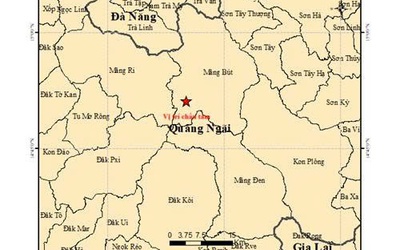 Chỉ trong 2 ngày, Quảng Ngãi hứng chịu 14 trận động đất liên tiếp