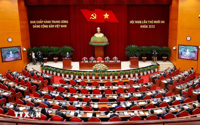 Ngày làm việc thứ nhất Hội nghị lần thứ 13 Ban Chấp hành Trung ương Đảng khóa XIII