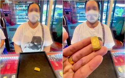 Mang thỏi vàng của ông cố đi kiểm tra, người phụ nữ sốc nặng khi biết giá trị