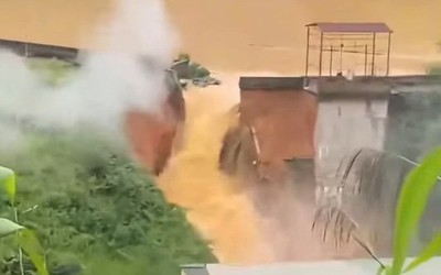 Vỡ đập thủy điện ở Lạng Sơn