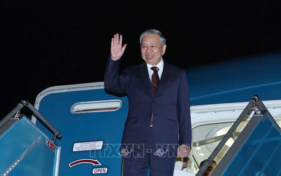 Tổng Bí thư Tô Lâm lên đường thăm cấp Nhà nước tới Triều Tiên