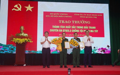 Khen thưởng ban chuyên án bắt giữ nửa tấn ma túy tại biên giới