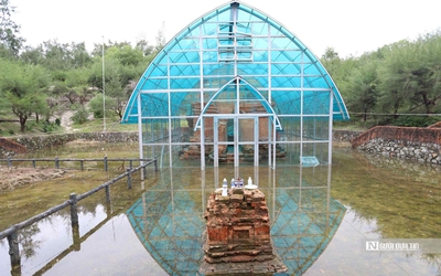 Tháp Chăm cổ ở Huế bị ngập nước nhiều ngày, chuyên gia địa chất nói gì?