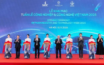 Khai mạc Tuần lễ Công nghiệp và Công nghệ Việt Nam 2025 tại Trung tâm Triển lãm Việt Nam